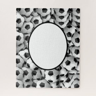Thema personalisiert Football-Fußball Puzzle