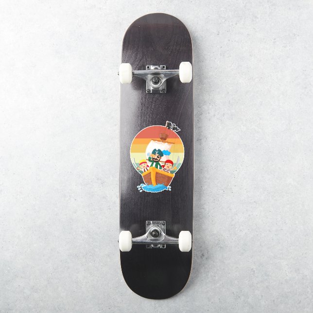 Thema "Piratenschiff" Aufkleber (Skateboard)