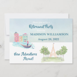 Thema "Reisen im Party"  Einladung