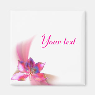 Thema rosa Magnolie Magnet