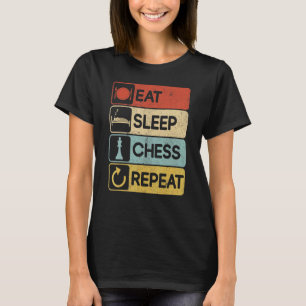 Thema Schachspiel-Strategie T-Shirt