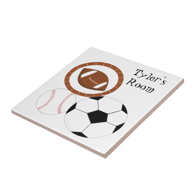 Thema Sport - Name Fliese (Seite)