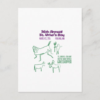 Thema St. Urho 2011 Postkarte