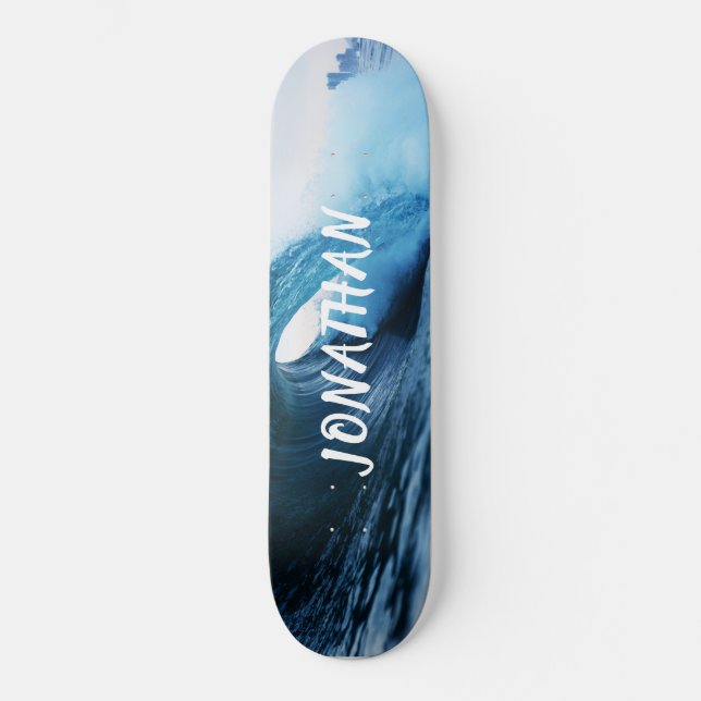 Thema Surf WAVES Skateboard (Vorderseite)
