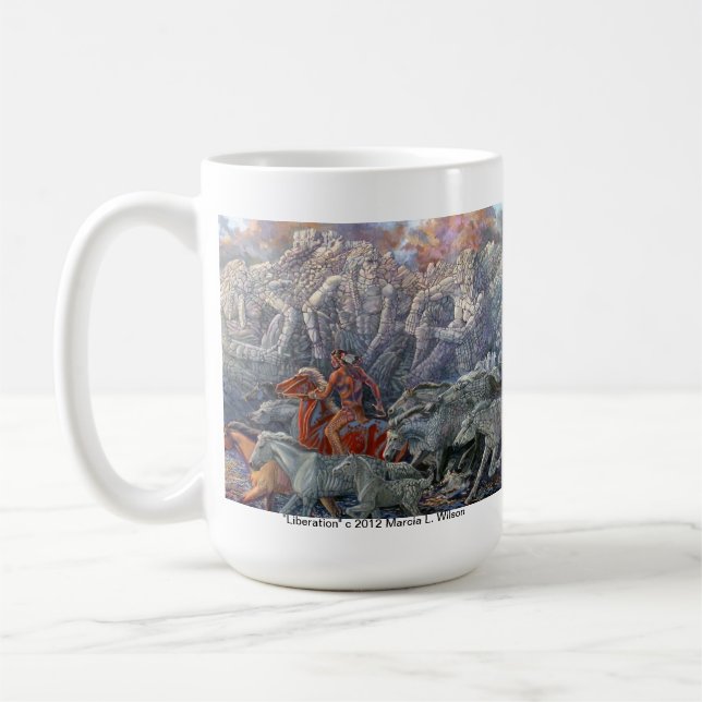 Thema-Tasse des gebürtigen Amerikaners Tasse (Links)