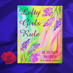 Thema Verlassen Farbige Abstrakte Blumenbezeichnun Notizbuch