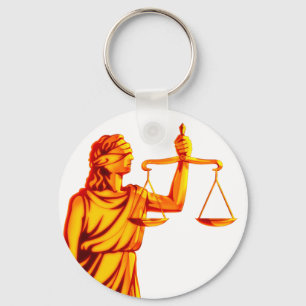 Thematische Justizskala Schlüsselanhänger