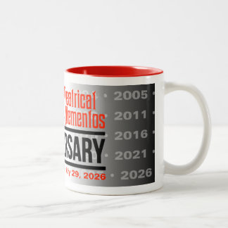 THEME 25. Jubiläums-Tasse Zweifarbige Tasse