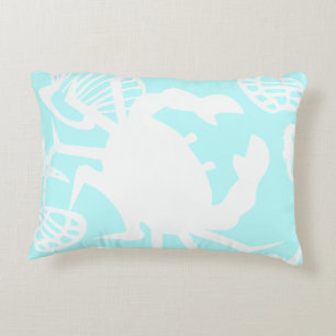 Theme Crab and Seashell Pillow Zierkissen