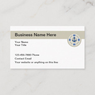 Theme Nautical Business Cards Visitenkarte