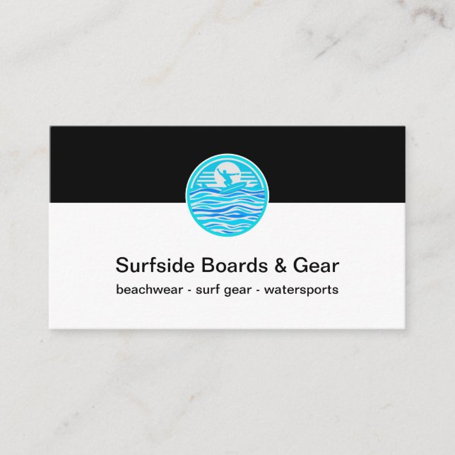 Theme-Visitenkarten für Surfgeräte Terminkarte (Vorderseite)
