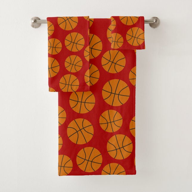 Themed Basketball Sportart Handtuch Set (Insitu)