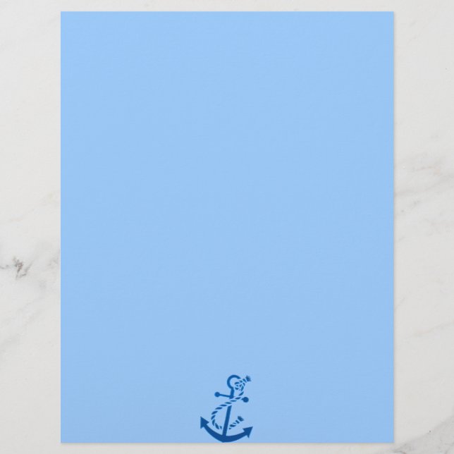 Themed Marine Anchor Nautical Marine des Blue Ship (Vorderseite)