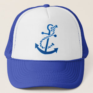 Themed Marine Anchor Nautical Marine des Blue Ship Truckerkappe