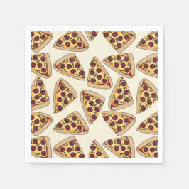Themed Pizza Party Papierservietten