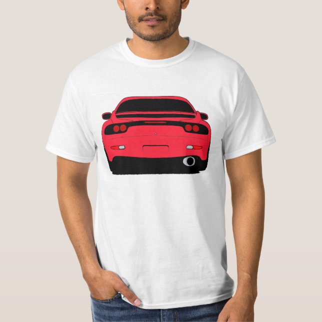 Themed Shirt RX7 im Rot (Vorderseite)