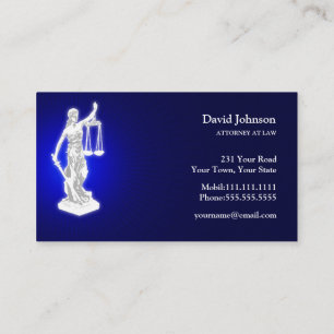 Themen   Blau Visitenkarte