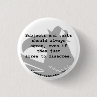 Themen und Knopf der Verb-1,25" Button