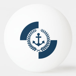 Themenorientierter nautischentwurf tischtennisball