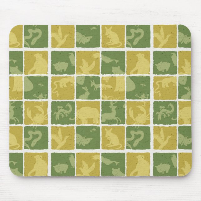 themenorientiertes Muster des Zoos Mousepad (Vorne)