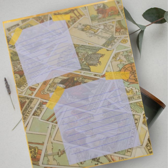 Themenpapier zur Vermeidung von Tarot-Karten Notizblock (Von Creator hochgeladen)