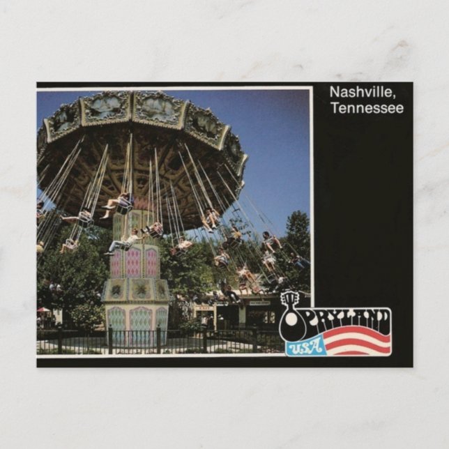 Themenpark Opryland (Nashville, TN) Postkarte (Vorderseite)