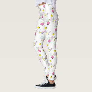 Themes Farbiges Retro-Memphis-Muster der 90er Jahr Leggings