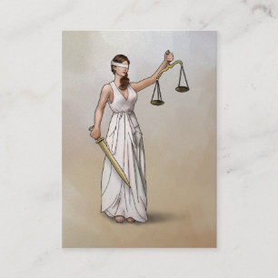 Themis - Dame Justice Visitenkarte