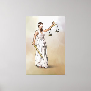 Themis - Lady Justice Leinwanddruck