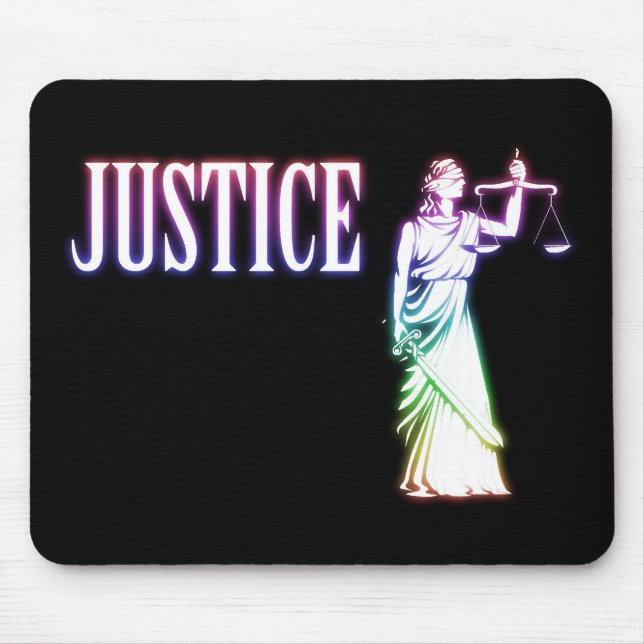 Themis | Skalen von Gerechtigkeit Mousepad (Vorne)