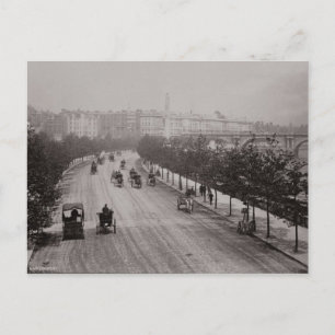 Themse Embankment (sepia Foto) Postkarte