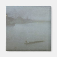 Themse - Nocturne in Blau und Silber, c.1872/8 (oi