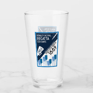 Themse Regatta - Vintage Retro Style Rowing Glas