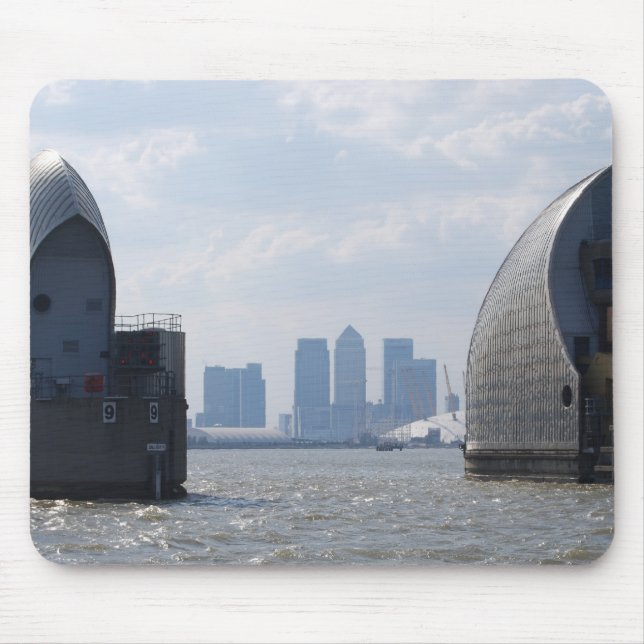 Themse-Sperre London Mousepad (Vorne)
