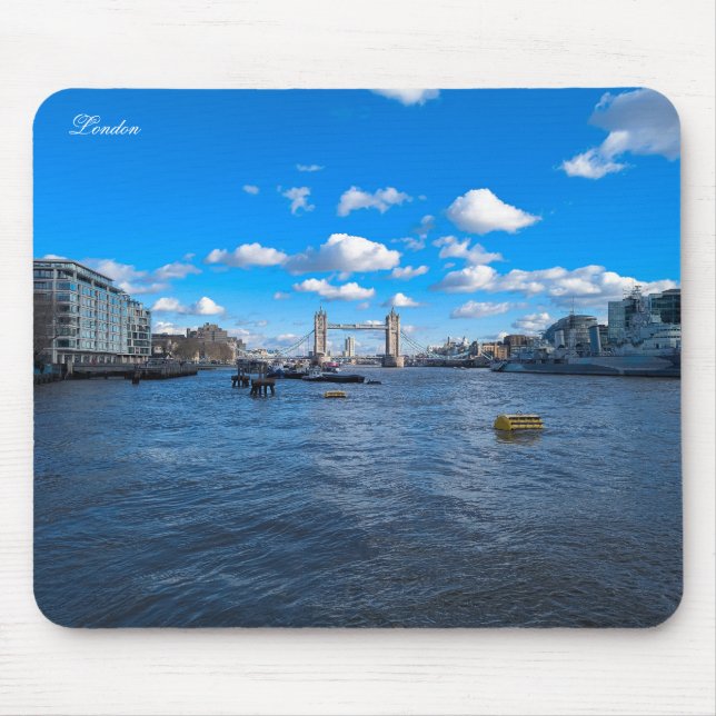 Themse und Tower Bridge Mousepad (Vorne)