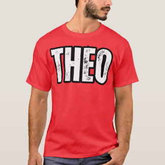 Theo Name Geschenk Geburtstag Feiertag Jubiläum T-Shirt