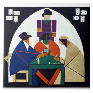 Theo van Doesburg - Kartenspieler Fliese