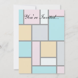 Theo Van Doesburg - Komposition 17 - Mondrian Art Einladung