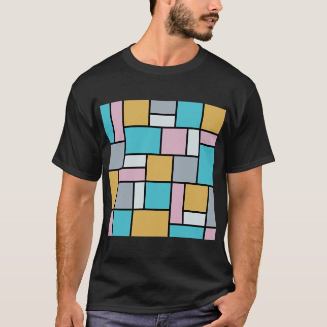 Theo Van Doesburg - Komposition 17 - Mondrian Art T-Shirt (Vorderseite)