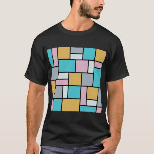 Theo Van Doesburg - Komposition 17 - Mondrian-Kuns T-Shirt
