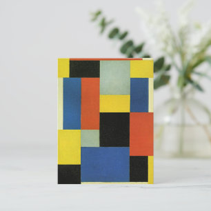 Theo van Doesburg, Komposition XX,  Feiertagspostkarte