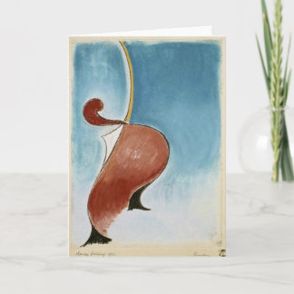 Theo van Doesburg leere Grußkarte Karte