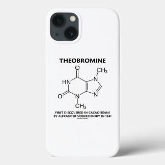 Theobromin erstmals 1841 in Kakaobohnen entdeckt Case-Mate iPhone Hülle