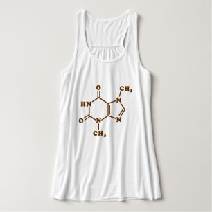 Theobrominmolekulare chemische Formel Tank Top