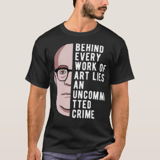 Theodor Adorno Zitat über Kunstphilosophie T-Shirt