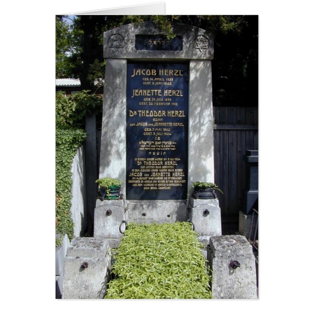 Theodor Herzl (Vorne)