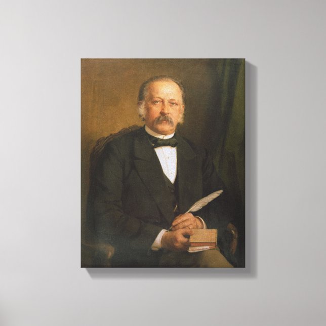 Theodore Fontane, 1883 Leinwanddruck (Vorderseite)