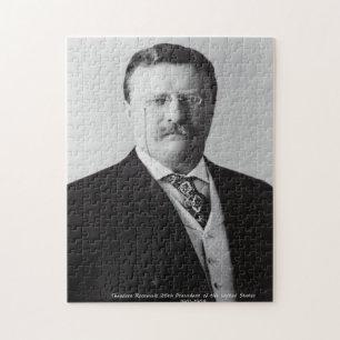 Theodore Roosevelt 26. Präsident von Amerika. Puzzle