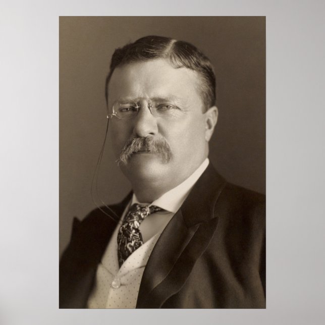 Theodore Roosevelt, 26. US-Präsident Poster (Vorne)