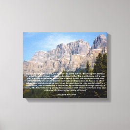 Theodore Roosevelt Leinwand Motivierend Zitate